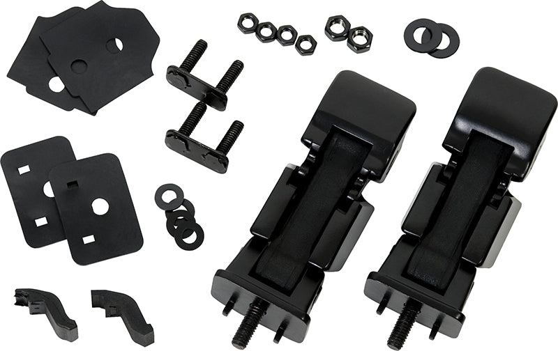 Kentrol Jeep JK Hood Catch Pair 07-18 Wrangler JK Powdercoat Black Kentrol
