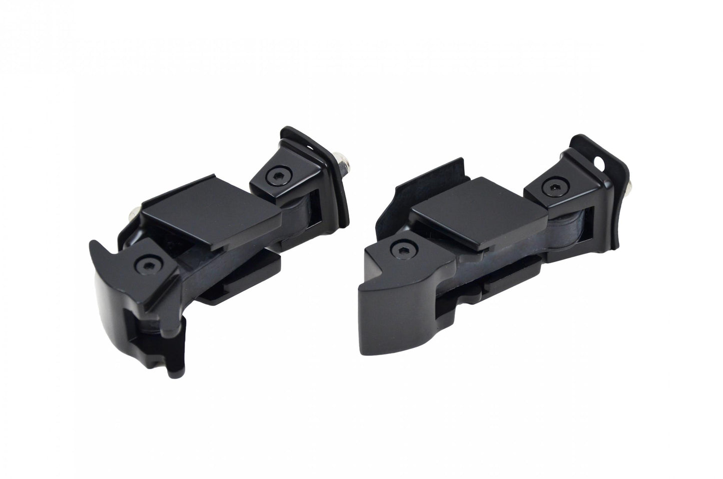 Kentrol Jeep JK Hood Catch Pair 07-18 Wrangler JK Powdercoat Black Kentrol