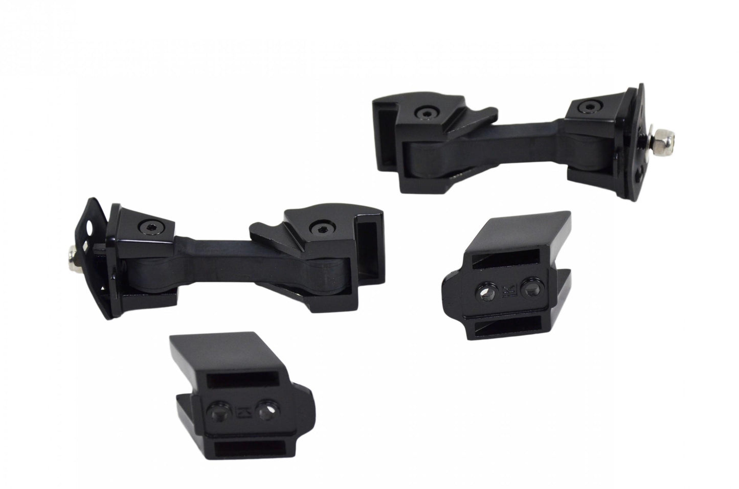 Kentrol Jeep JK Hood Catch Pair 07-18 Wrangler JK Powdercoat Black Kentrol