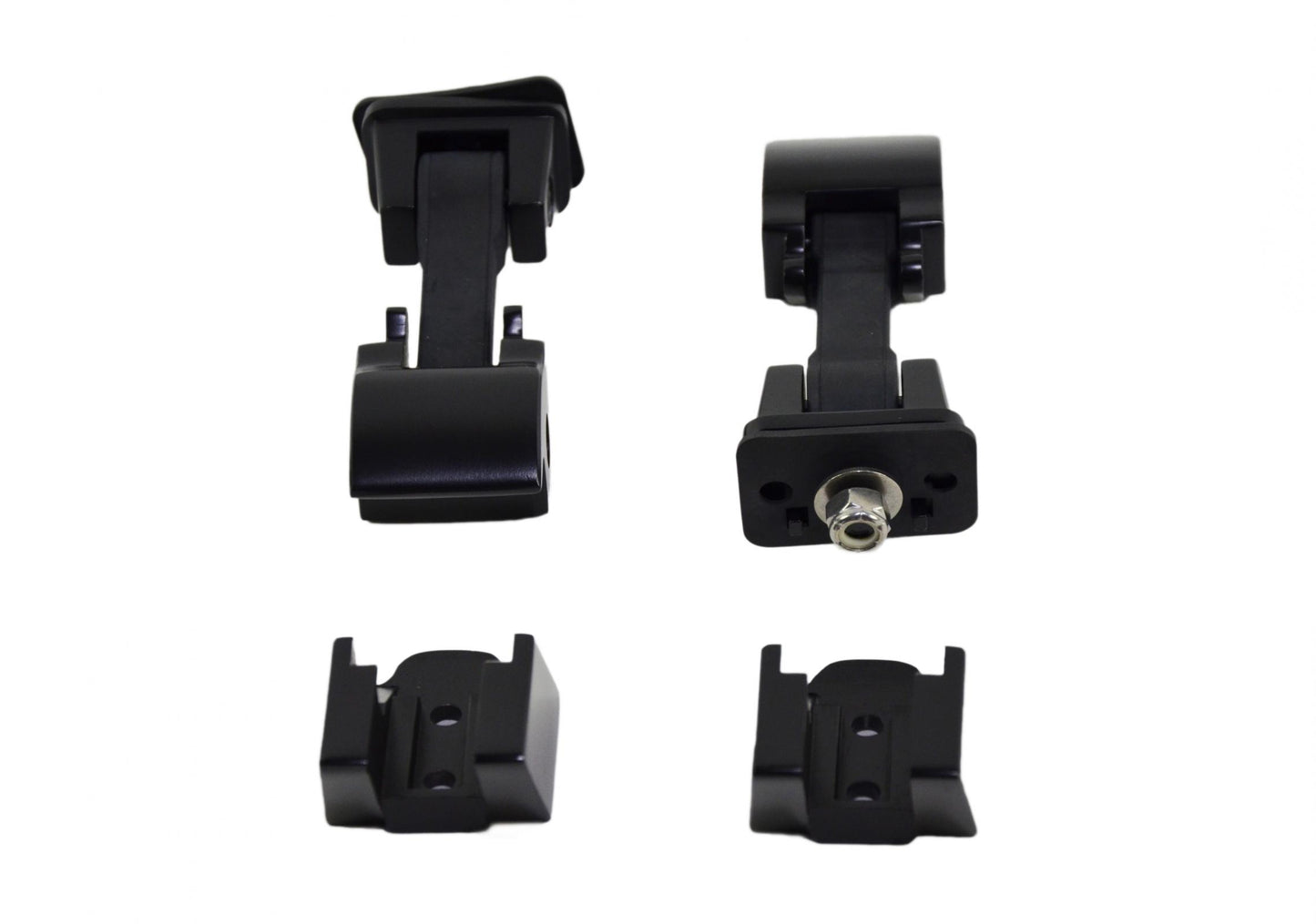 Kentrol Jeep JK Hood Catch Pair 07-18 Wrangler JK Powdercoat Black Kentrol