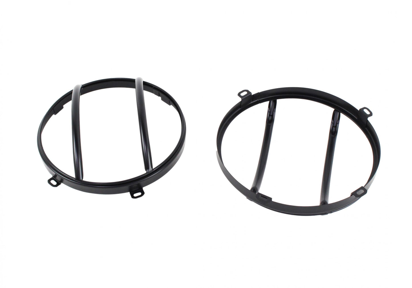 Kentrol Jeep JK Euro Headlight Guards Pair  07-18 Wrangler JK Powdercoat Black Kentrol