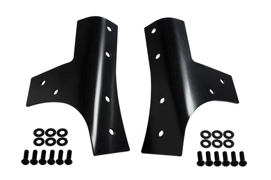 Kentrol Jeep JK Windshield Supports Pair 07-18 Wrangler JK Powdercoat Black Kentrol