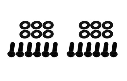 Jeep JK Windshield Supports Pair 07-18 Wrangler JK Powdercoat Black Kentrol-5