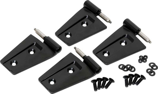 Kentrol Jeep JK Door Hinge Set 4 Pieces 2 Door 07-18 Wrangler JK Powdercoat Black Kentrol
