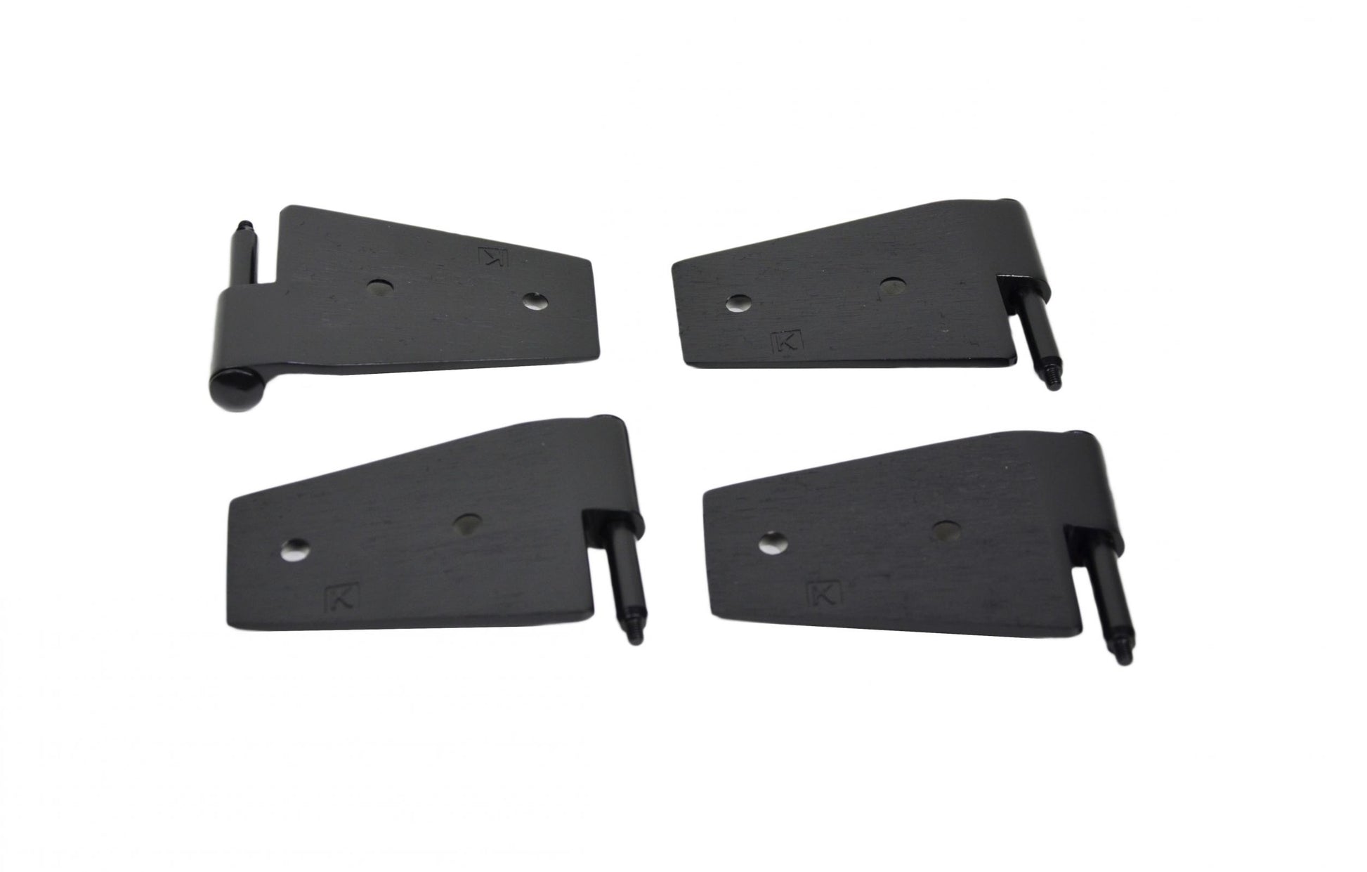 Kentrol Jeep JK Door Hinge Set 4 Pieces 2 Door 07-18 Wrangler JK Powdercoat Black Kentrol