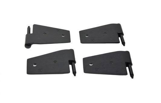 Jeep JK Door Hinge Set 4 Pieces 2 Door 07-18 Wrangler JK Powdercoat Black Kentrol-1