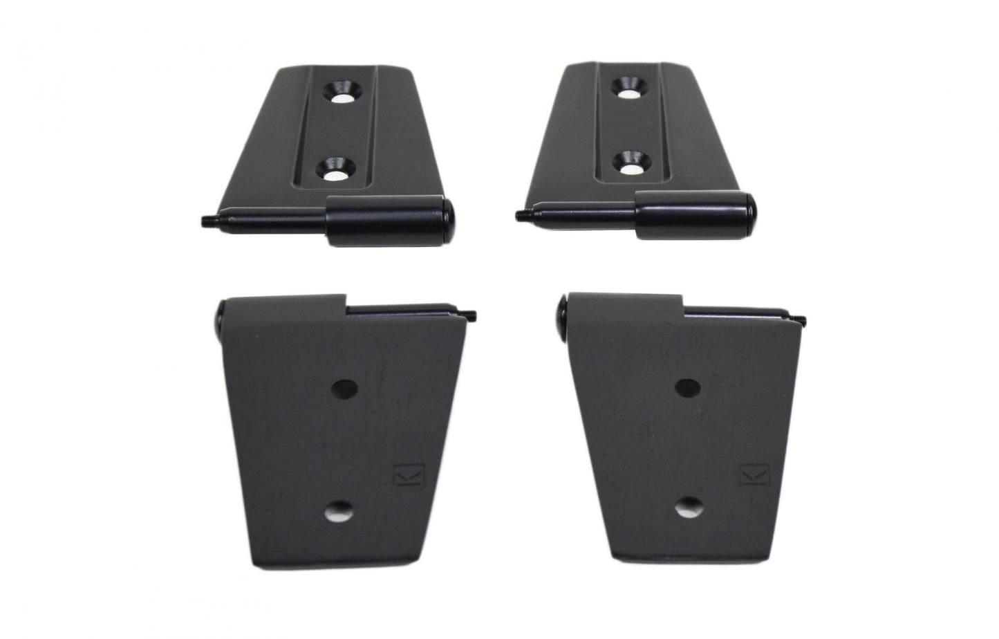Kentrol Jeep JK Door Hinge Set 4 Pieces 2 Door 07-18 Wrangler JK Powdercoat Black Kentrol