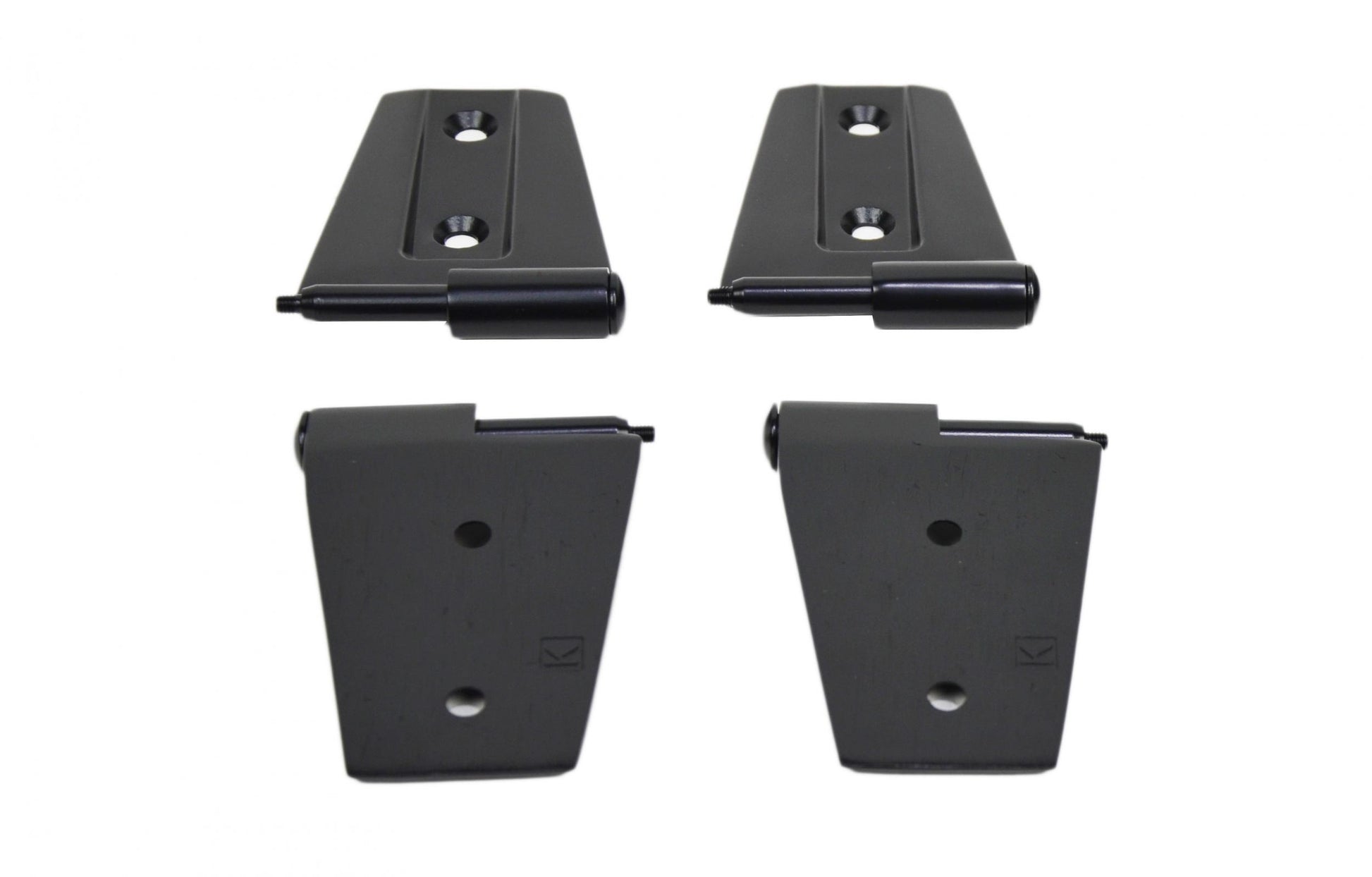 Kentrol Jeep JK Door Hinge Set 4 Pieces 2 Door 07-18 Wrangler JK Powdercoat Black Kentrol