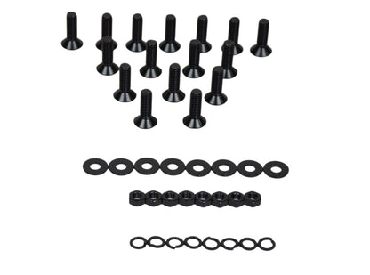 Jeep JK Door Hinge Set 8 Pieces 4 Door 07-18 Wrangler JK Powdercoat Black Kentrol-3