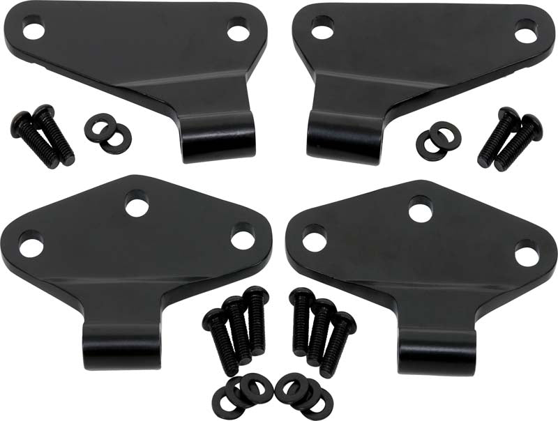 Kentrol Jeep JK Body Door Hinge Set 4 Pieces 2 Door 07-18 Wrangler JK Powdercoat Black Kentrol