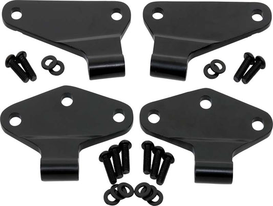 Kentrol Jeep JK Body Door Hinge Set 4 Pieces 2 Door 07-18 Wrangler JK Powdercoat Black Kentrol