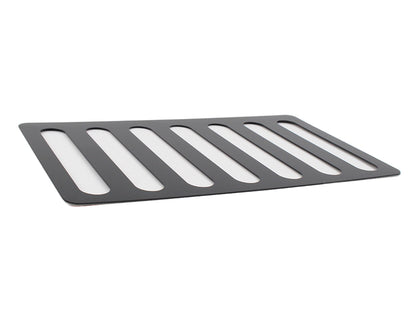 Jeep JK Hood Vent 07-18 Wrangler JK Powdercoat Black Kentrol-3