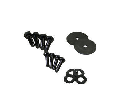 Jeep JK Hood Kit Without Hood Catch 07-18 Wrangler JK Powdercoat Black Kentrol-4