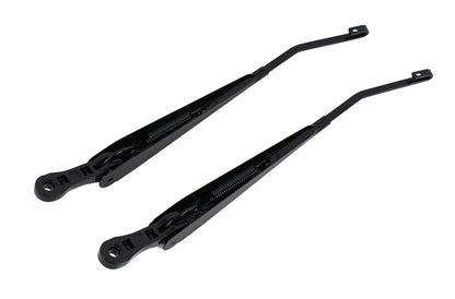 Jeep JK Windshield Wiper Arms Pair 07-18 Wrangler JK Powdercoat Black Kentrol-2