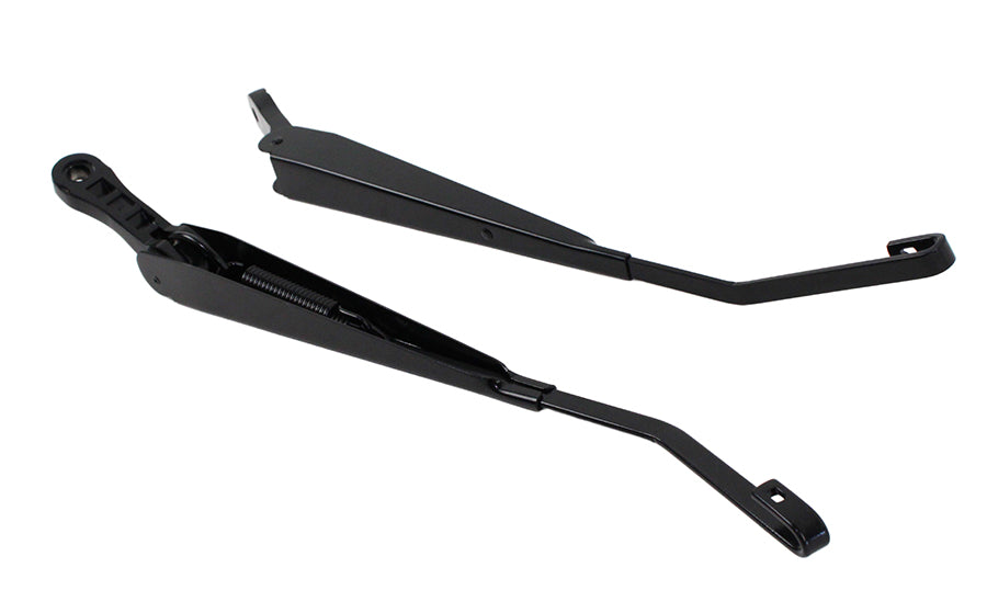 Jeep JK Windshield Wiper Arms Pair 07-18 Wrangler JK Powdercoat Black Kentrol-3