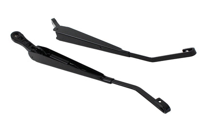 Jeep JK Windshield Wiper Arms Pair 07-18 Wrangler JK Powdercoat Black Kentrol-3