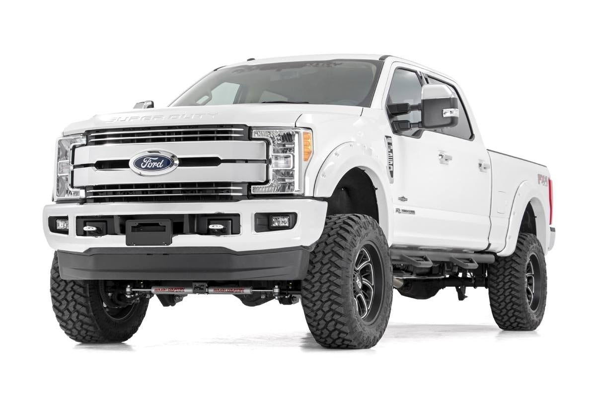Rough Country 4.5 Inch Suspension Lift Kit w/Front Drive Shaft 17-19 F-250/350 4WD 4 Inch Axle Diesel Rough Country