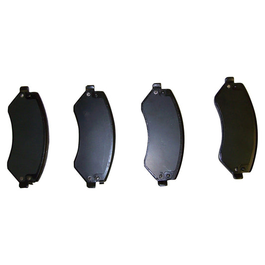 Front Semi-Metallic Brake Pad Set for 2002-2007 Jeep KJ Liberty, Left and Right Crown Automotive