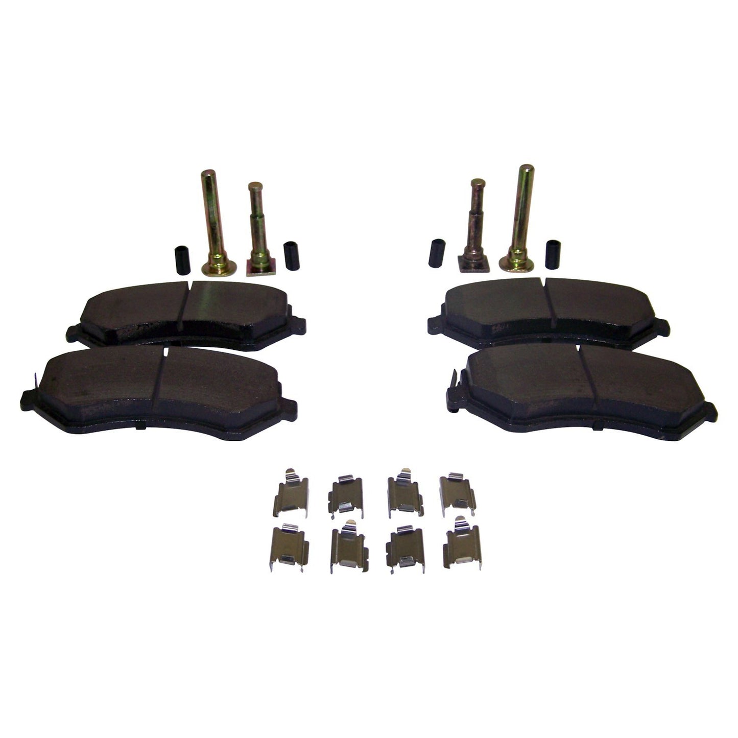 Front Brake Pad Master Kit for 02-07 KJ Liberty, Incl. Pad, Pin Set & Springs Crown Automotive