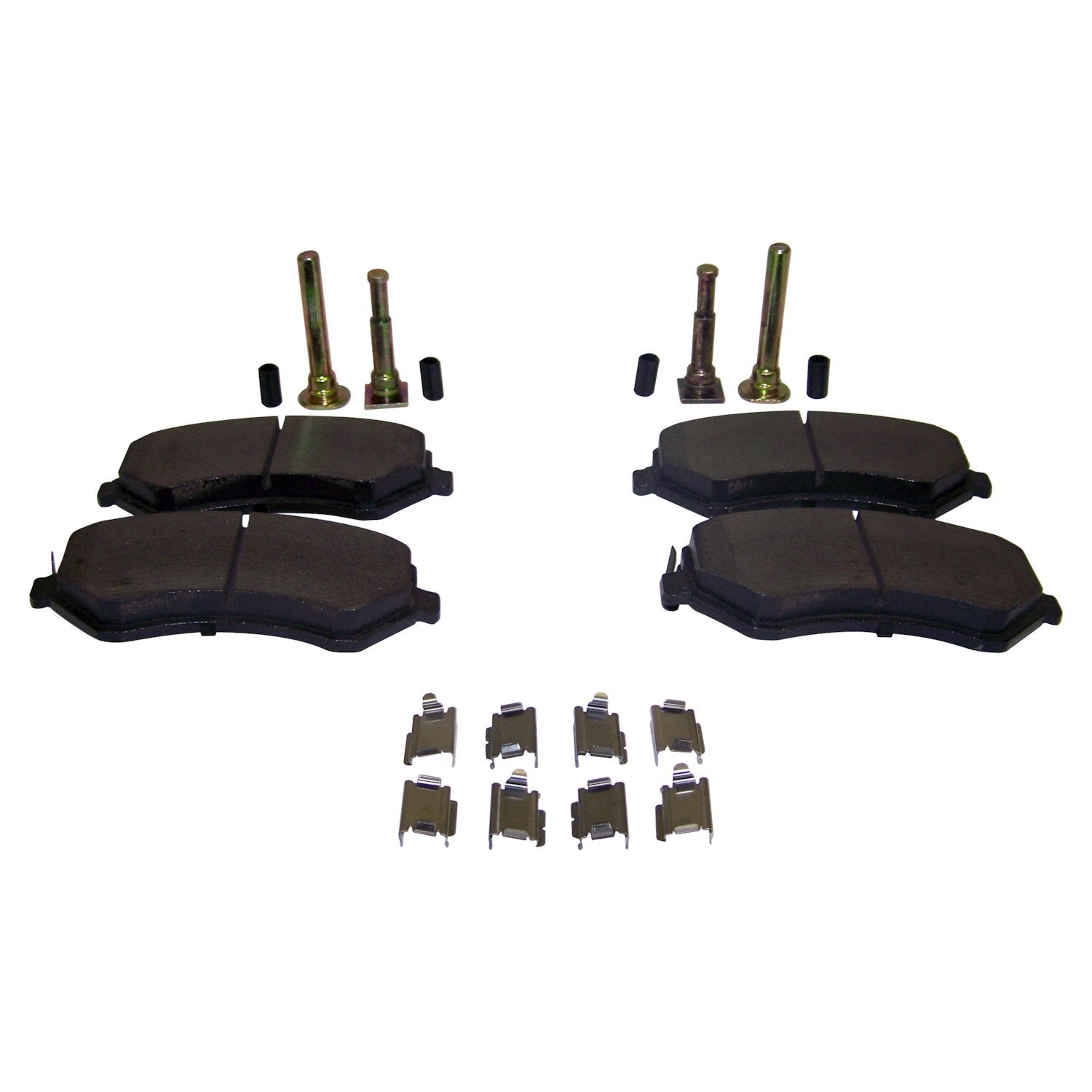 Front Brake Pad Master Kit for 02-07 KJ Liberty, Incl. Pad, Pin Set & Springs Crown Automotive