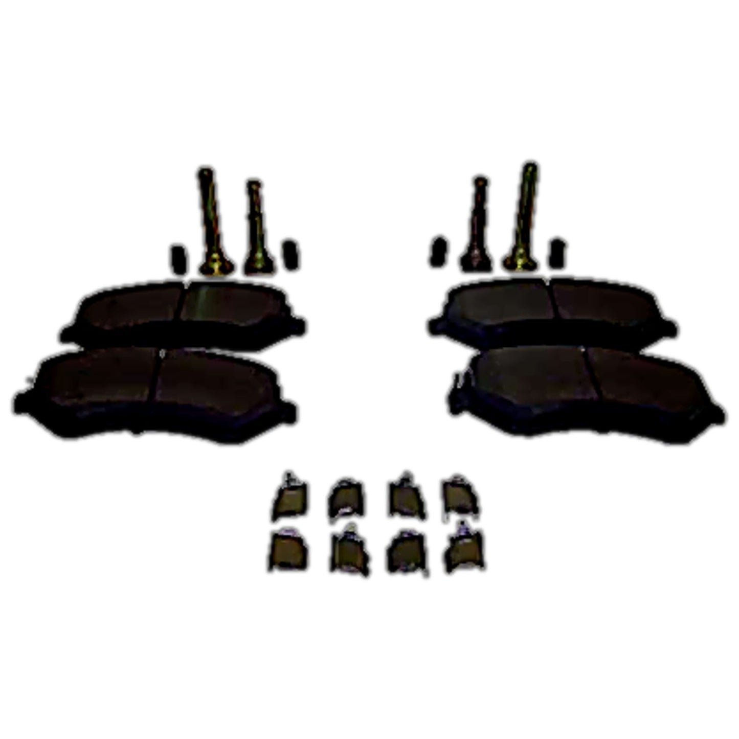 Front Brake Pad Master Kit for 02-07 KJ Liberty, Incl. Pad, Pin Set & Springs Crown Automotive-1