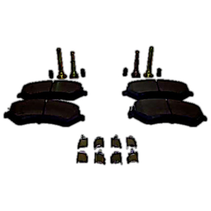 Front Brake Pad Master Kit for 02-07 KJ Liberty, Incl. Pad, Pin Set & Springs Crown Automotive-1