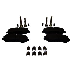 Front Brake Pad Master Kit for 02-07 KJ Liberty, Incl. Pad, Pin Set & Springs Crown Automotive-2
