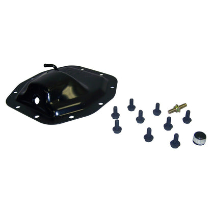 Front Differential Cover Kit for 02-07 Jeep KJ Liberty, Incl Cover, Bolts & Plug Crown Automotive