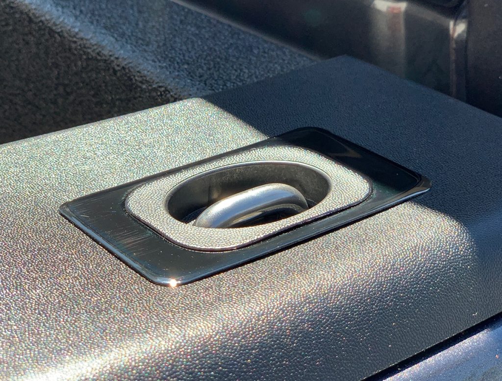 Gunmetal Flush Fit Retractable Tie-Down Anchors 1995+ Dodge RAM 1500/2500/3500 with Dually Bed Bullring SpeedStrap-5