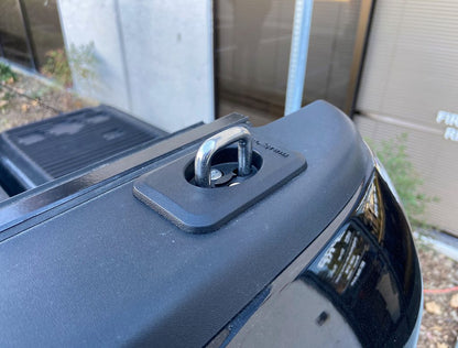 Raised Fit Retractable Tie-Down Anchors 2009+ Dodge RAM 1500/2500/3500 '14 -19 Toyota Tundra CrewMax 22'+ Hyundai Santa Cruz Bul SpeedStrap-3