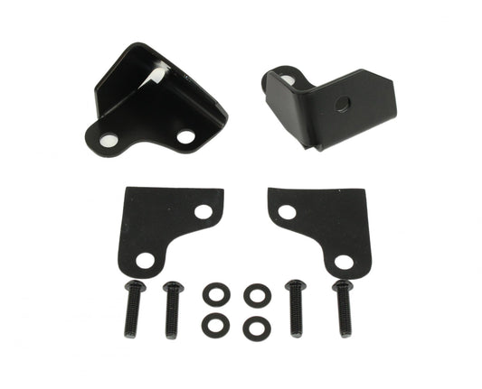 Jeep JK Windshield Light Mount 07-18 Wrangler JK Powdercoat Black Kentrol-1