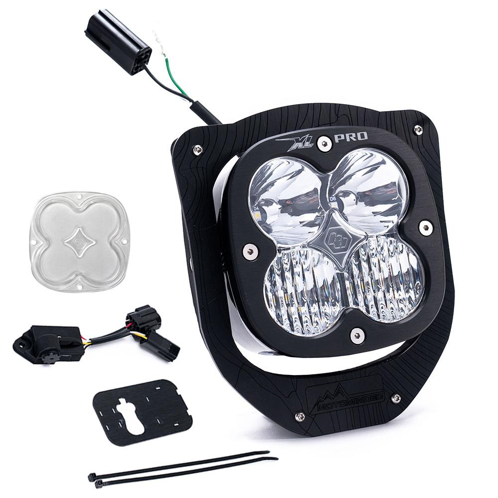 Husqvarna XL Pro D/C Headlight Kit w/ Dimmer 2024 FE 350S FE 501S FE350W FE 501W FE 450 TE 150 TE 250 TE 300 Driving Combo Clear Baja Designs