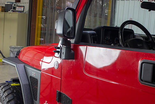 Kentrol Jeep TJ Door Hinge Set of 4 Pieces For 03-06 Jeep Wrangler TJ Kentrol