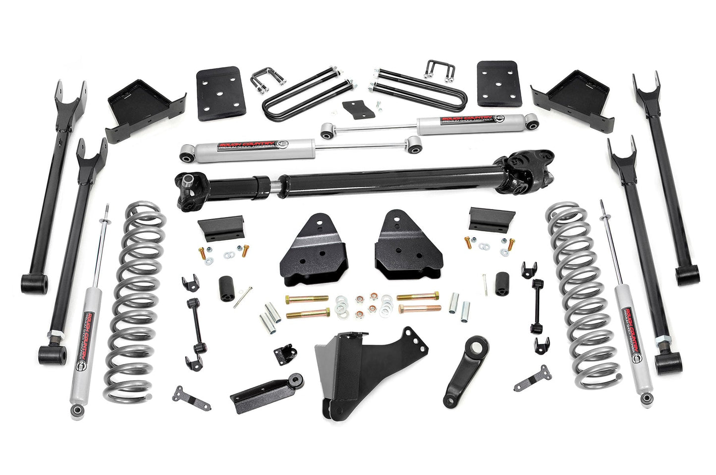 6 Inch Lift Kit Diesel 4-Link FR D/S Ford F-250/F-350 Super Duty (17-22) Rough Country