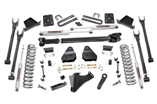 6 Inch Lift Kit Diesel 4-Link FR D/S Ford F-250/F-350 Super Duty (17-22) Rough Country