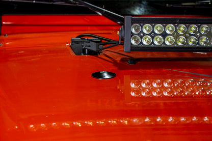 Jeep Wrangler Hood Bumper Deletes For 97-19 Wrangler JK/TJ Stainless Steel Kentrol-2