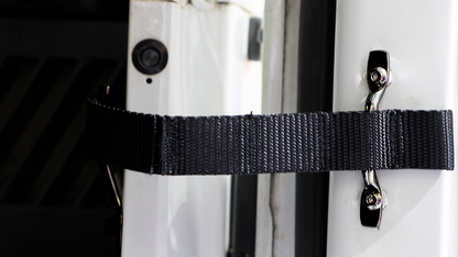 Jeep CJ/YJ Door Strap Kit For 76-95 Jeep CJ/YJ Stainless Steel Kentrol-5