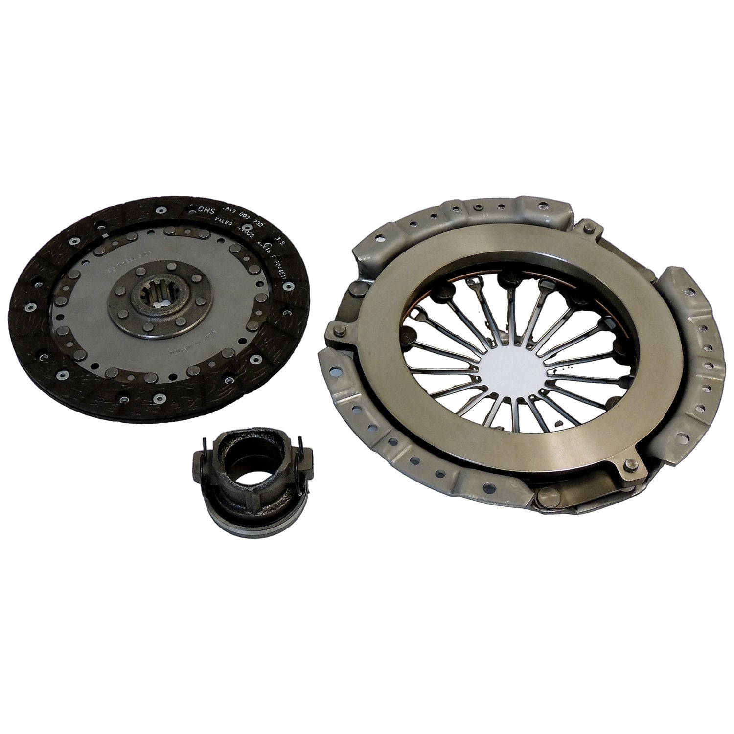 3-Piece Clutch Kit for 2005 Jeep KJ Liberty w/ 2.4L Engine, 10 Teeth Crown Automotive-1