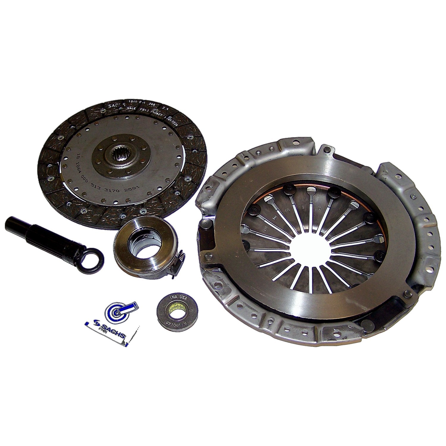 3-Piece Clutch Kit for 2005 Jeep KJ Liberty w/ 2.4L Engine, 10 Teeth Crown Automotive-2