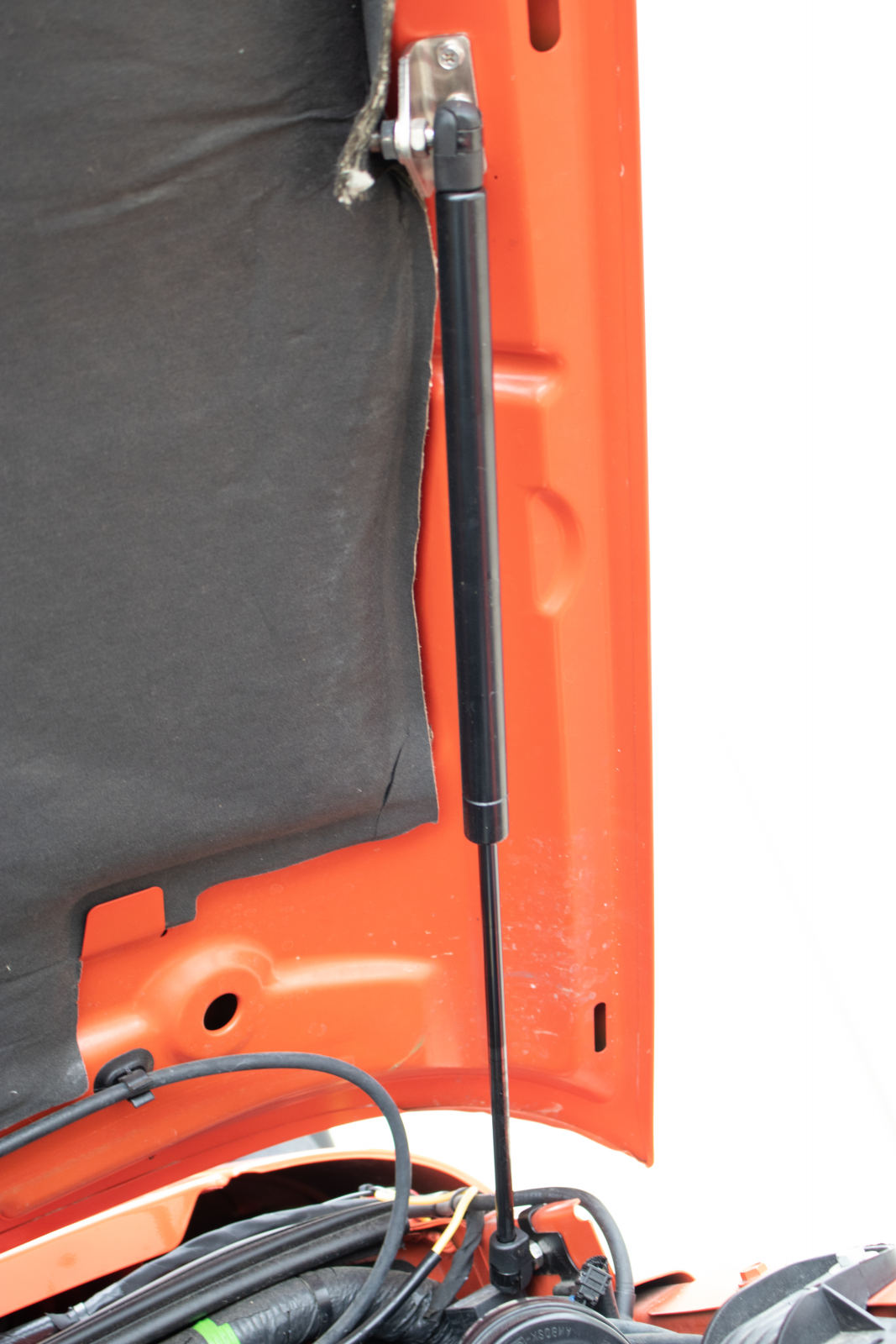 Kentrol Jeep JK Hoold Lift Support Black Painted Steel Kentrol