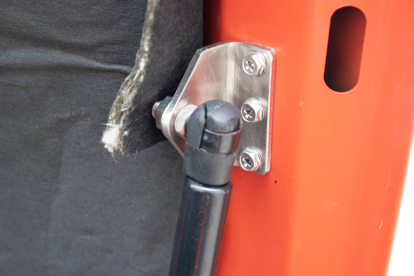 Kentrol Jeep JK Hoold Lift Support Black Painted Steel Kentrol