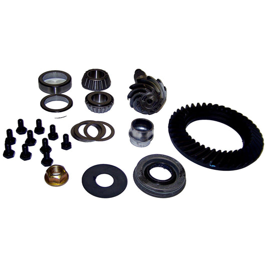 Ring & Pinion Kit for 00-06 Jeep TJ Wrangler w/ Dana 30 Front Axle, 3.73 Ratio Crown Automotive-1