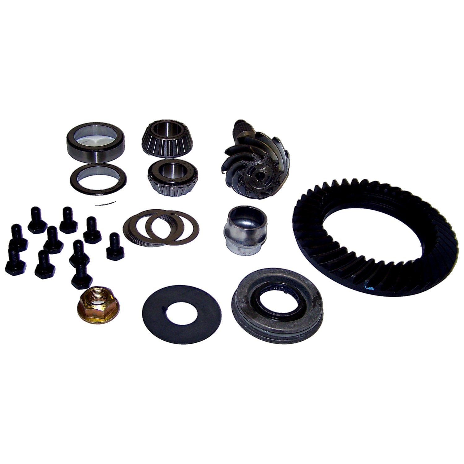Ring & Pinion Kit for 00-06 Jeep TJ Wrangler w/ Dana 30 Front Axle, 3.73 Ratio Crown Automotive-1