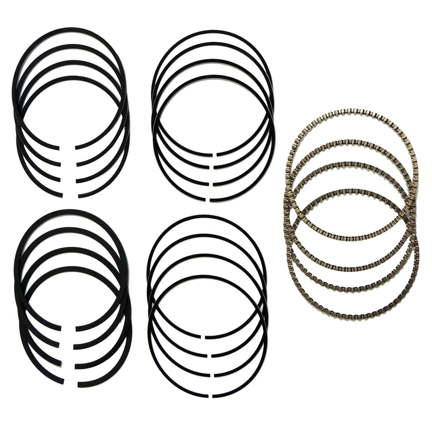 Piston Ring Set for Select 2003-2006 Jeep TJ Wrangler, KJ Liberty w/ 2.4L Engine Crown Automotive