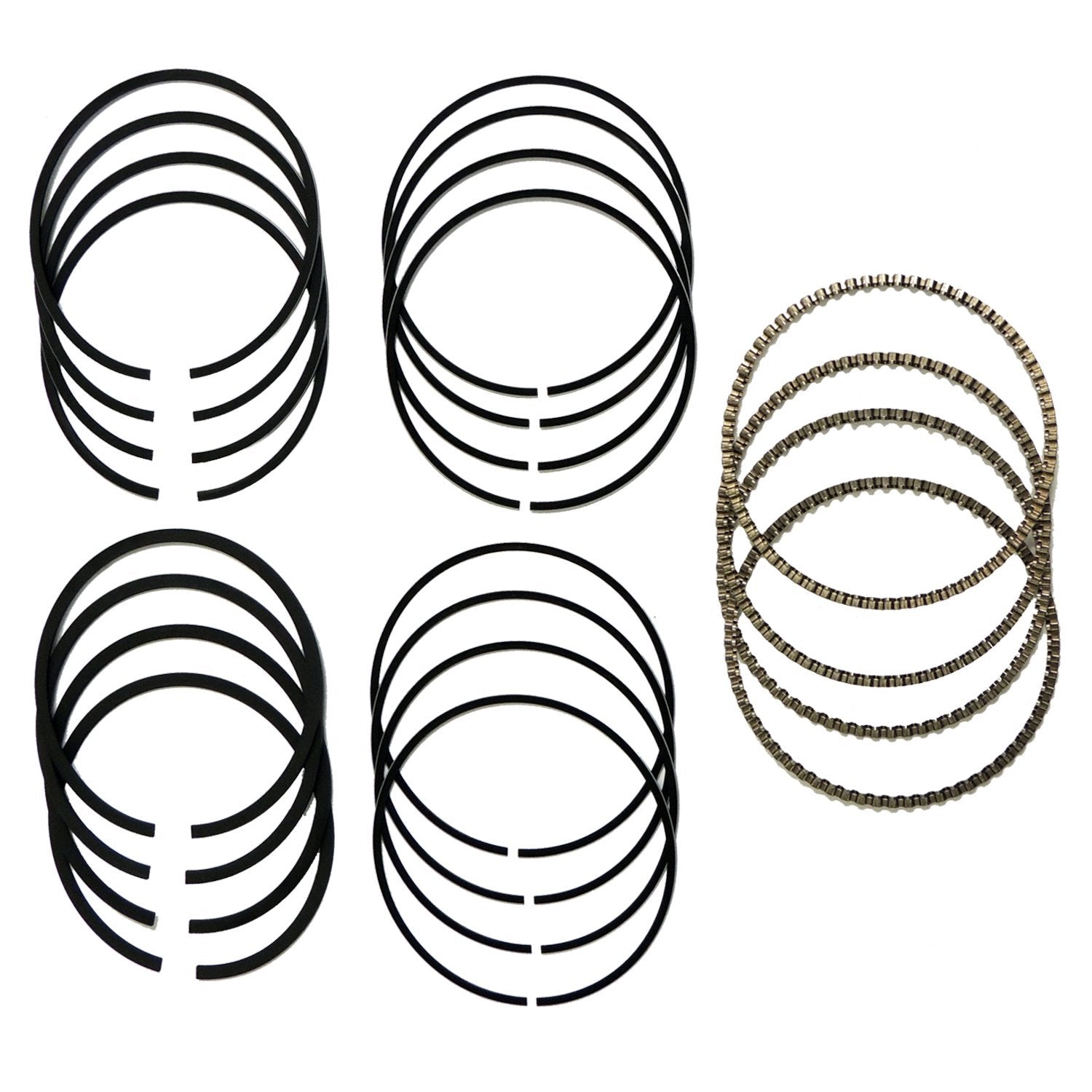 Piston Ring Set for Select 2003-2006 Jeep TJ Wrangler, KJ Liberty w/ 2.4L Engine Crown Automotive