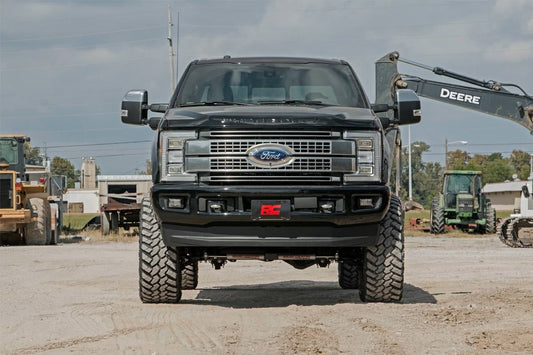 6 Inch Lift Kit Diesel 4-Link M1 w/ M1 Rear Shocks Ford F-250/F-350 Super Duty (17-22) Rough Country-1