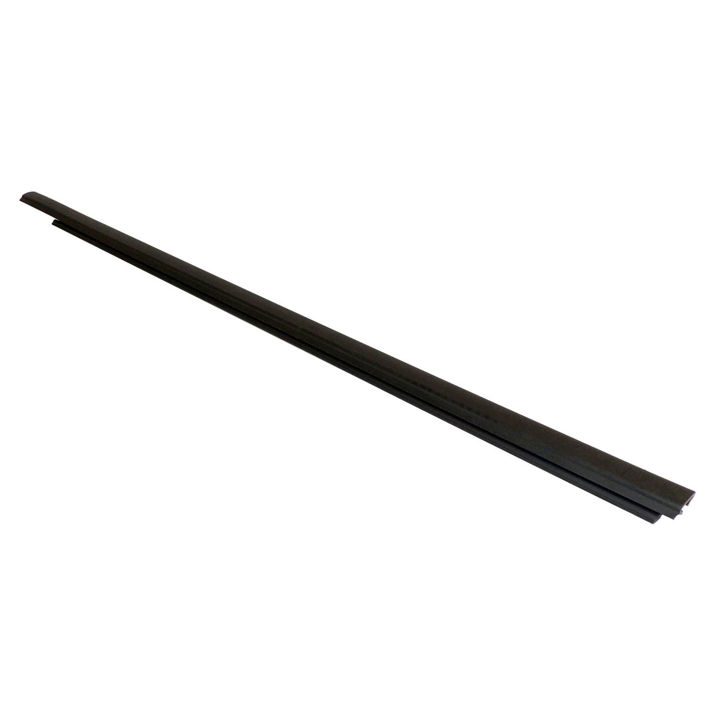 Left Front Door Glass Weatherstrip for 2007-2017 Jeep MK Compass (Outer), Black Crown Automotive