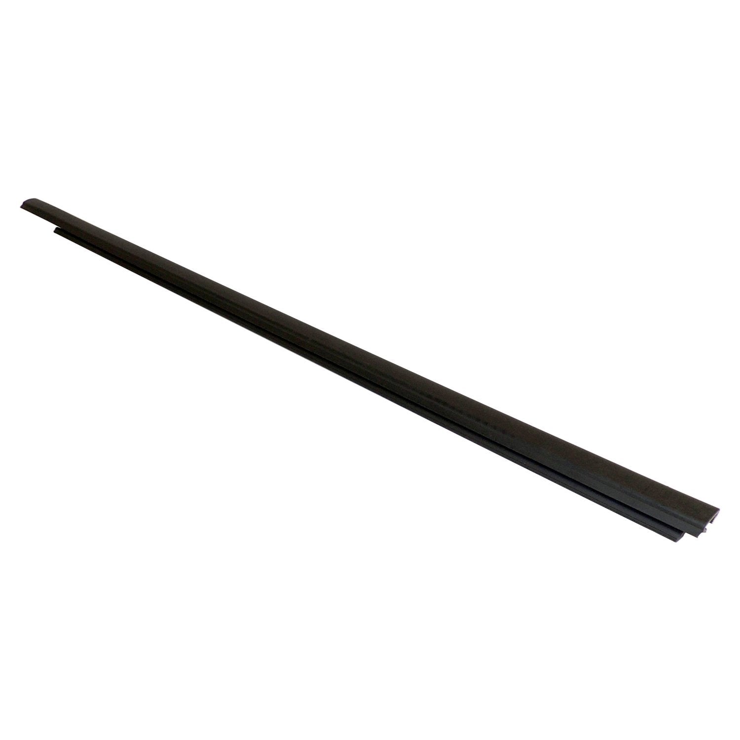 Left Front Door Glass Weatherstrip for 2007-2017 Jeep MK Compass (Outer), Black Crown Automotive