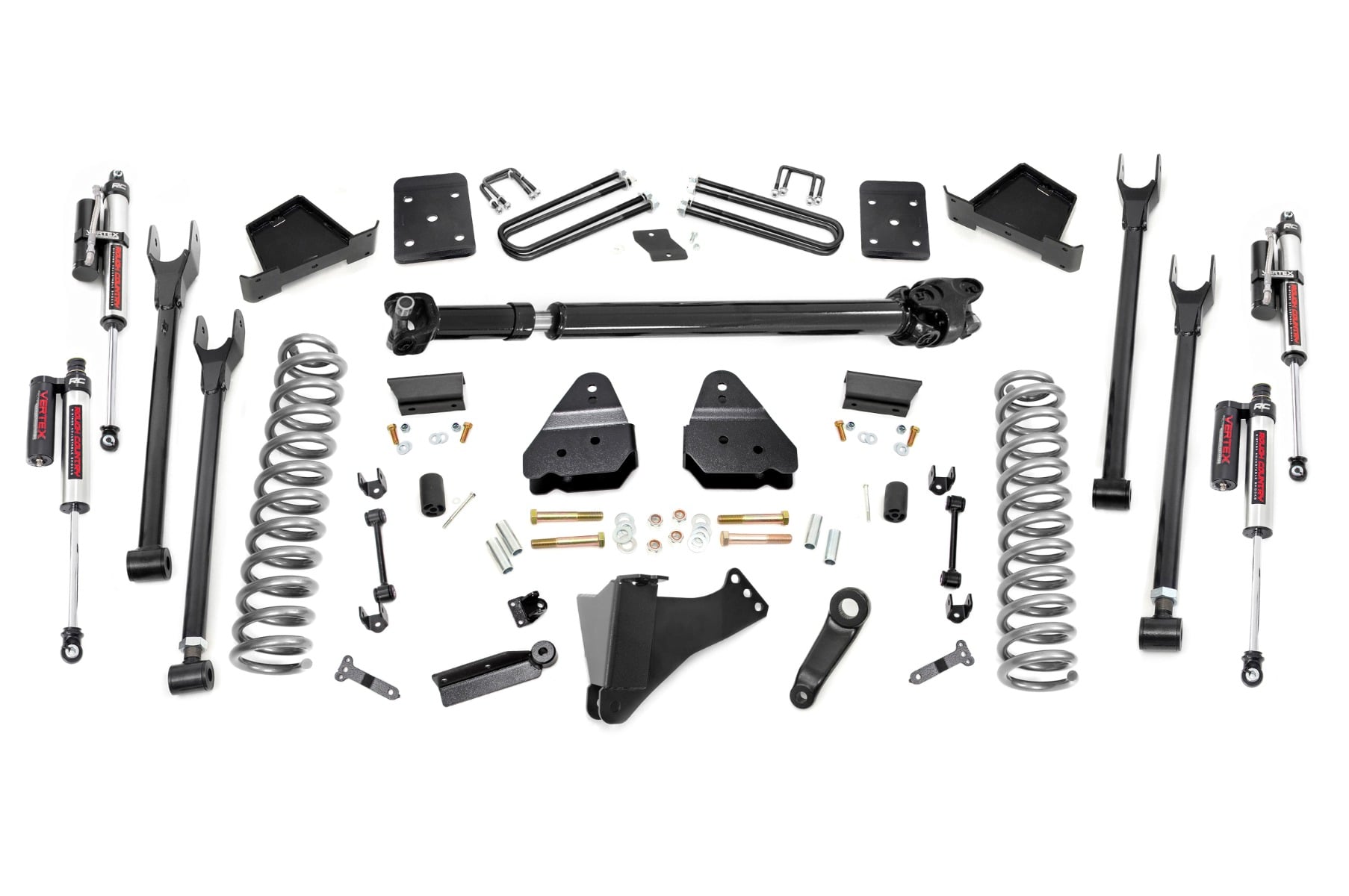6 Inch Lift Kit Diesel 4-Link FR D/S Vertex Ford F-250/F-350 Super Duty (17-22) Rough Country