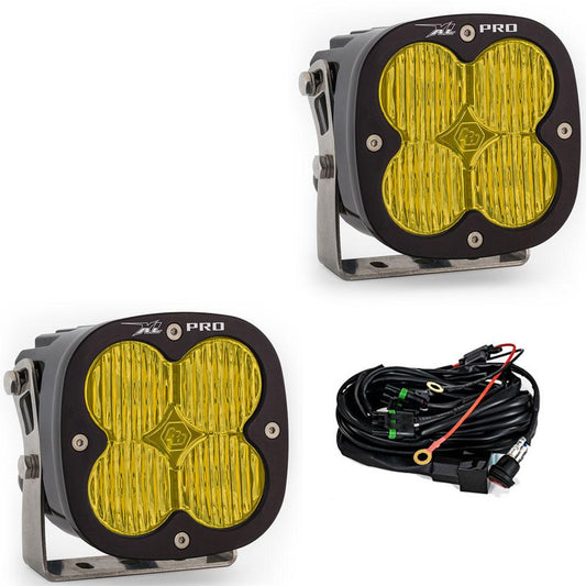 LED Light Pods Amber Lens Pair XL Pro Series Baja Designs
